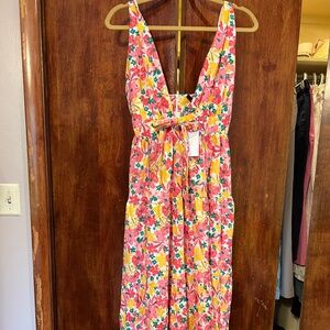 BRAND NEW - Pink Lily floral maxi dress